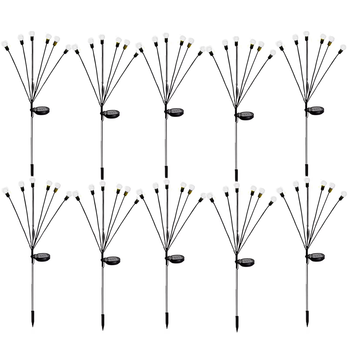 Solar Outdoor Lights Firefly Lights Courtyard Lights Villa Atmosphere Lights Garden Decoration Lights Waterproof Lawn Lights