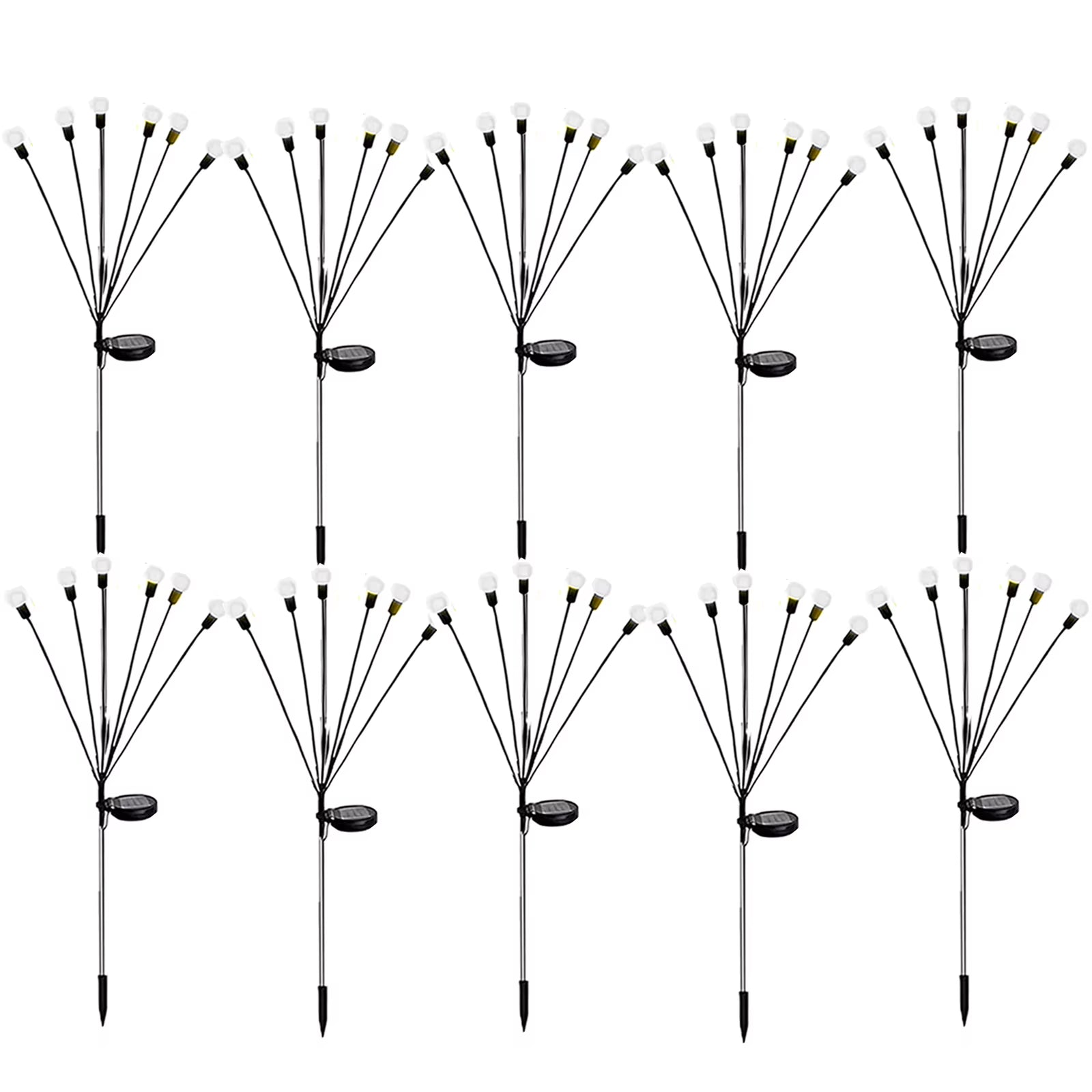 Solar Outdoor Lights Firefly Lights Courtyard Lights Villa Atmosphere Lights Garden Decoration Lights Waterproof Lawn Lights