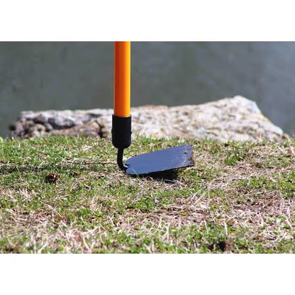 Ashman Garden Hoe, 60 In. Handle Length, 60 In. Fiberglass Rubber Grip Handle, Garden Hoe with Heavy-Duty Blade (2-Pack)