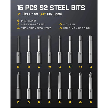 Fanttik NEX S1 Pro 3.7V Cordless Electric Power Screwdriver Kit - REFURBISHED