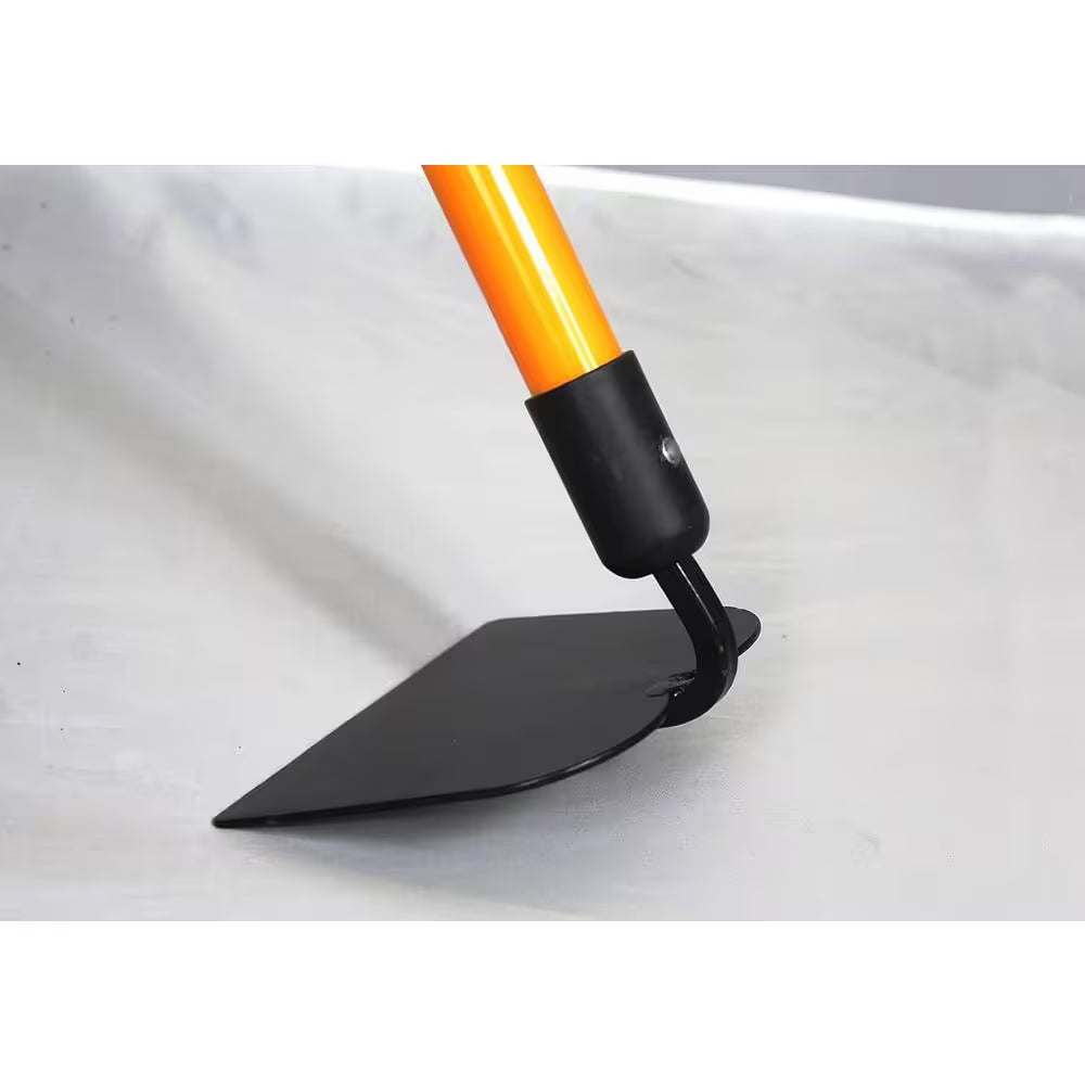 Ashman Garden Hoe, 60 In. Handle Length, 60 In. Fiberglass Rubber Grip Handle, Garden Hoe with Heavy-Duty Blade (2-Pack)